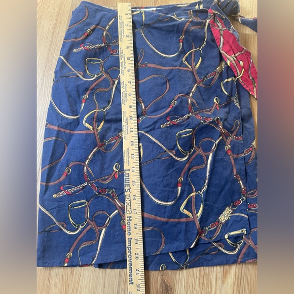 Vintage On the Verge western print wrap skirt, XS - Picture 8 of 8